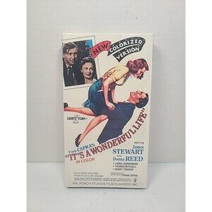 New Sealed - It's a Wonderful Life In Color Hal Roach Film Classics VHS 1987
